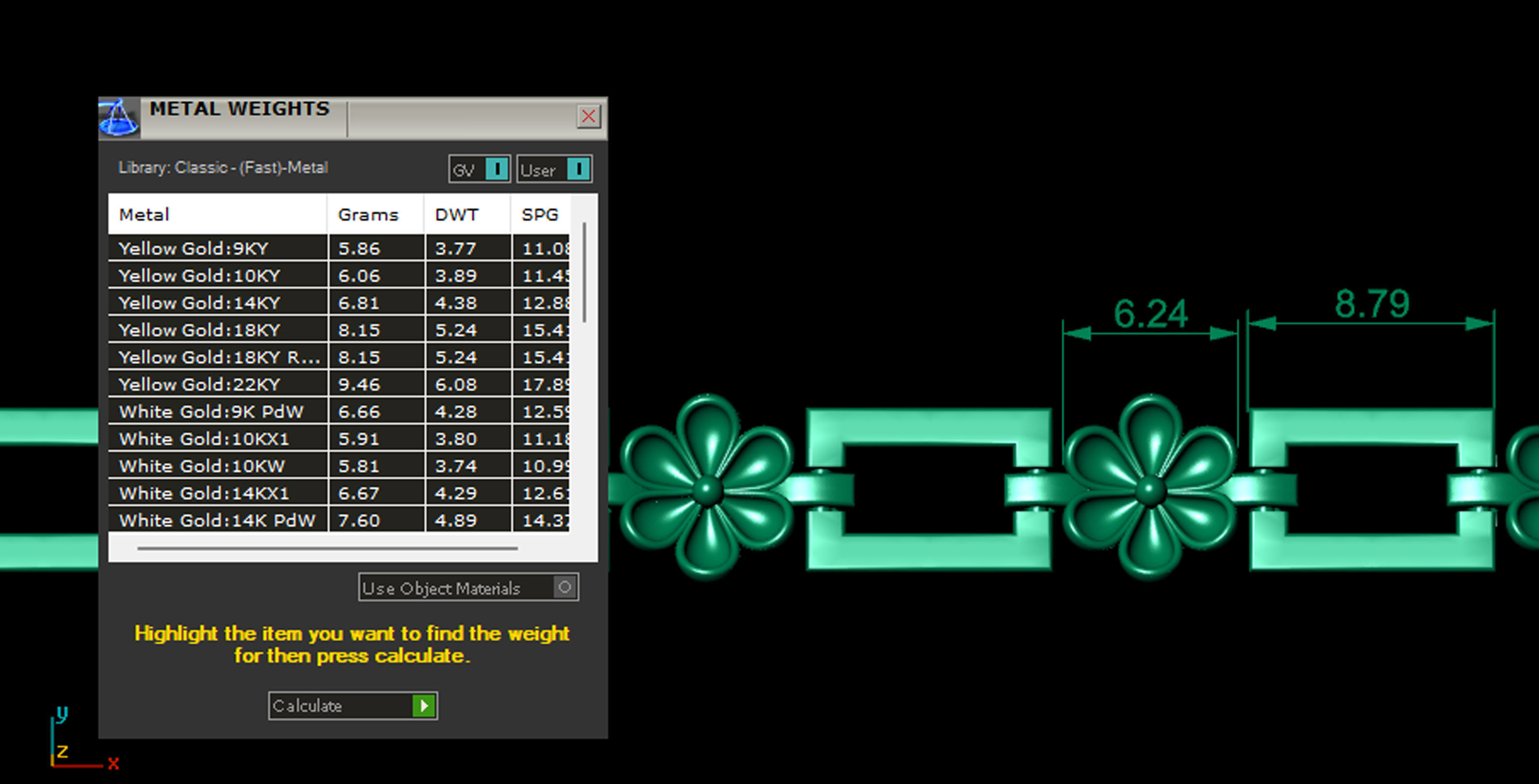 Less Weight flower ladies 3d bracelet for direct casting  3D print model_1