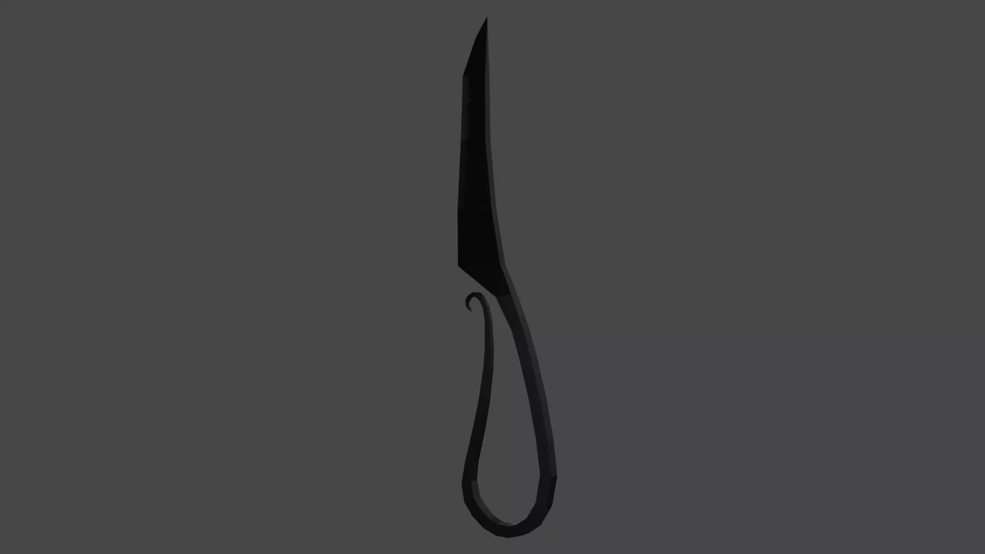 Knife 3d model Free low-poly 3D model