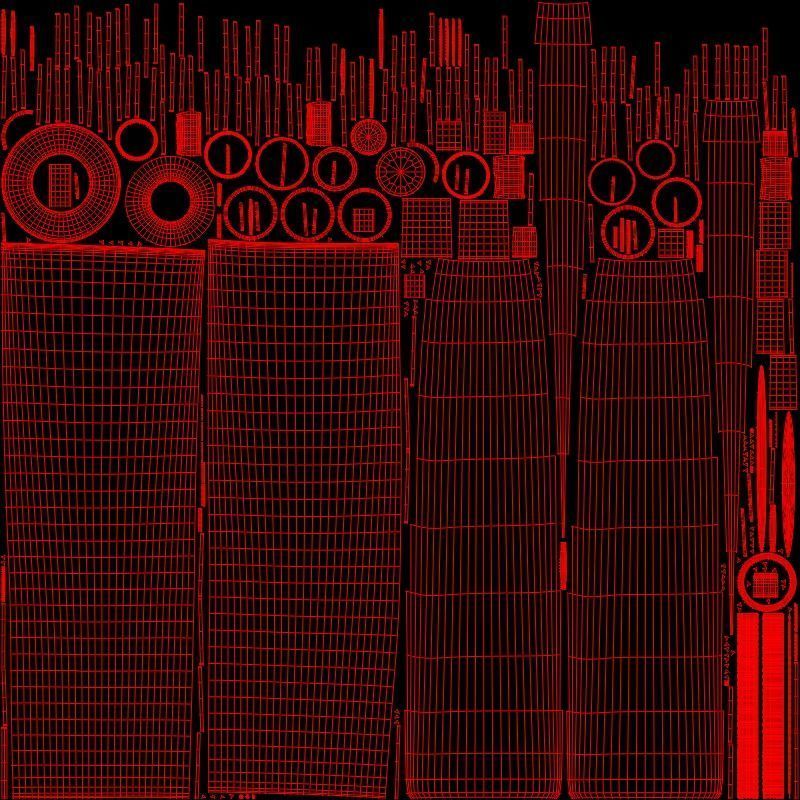 Toothpaste Laminate Tube and packaging box Low-poly 3D model_14