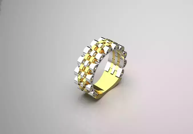 Luxury man Rolex design diamond ring model  ror0036