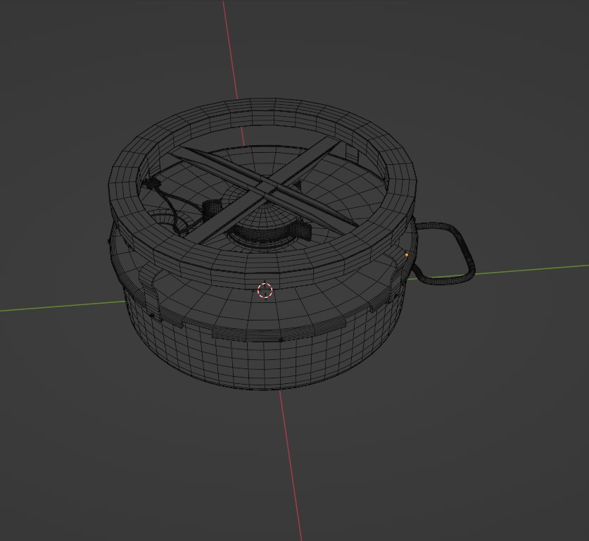 WW2 M1A1 Anti-Tank Mine 3D model_4