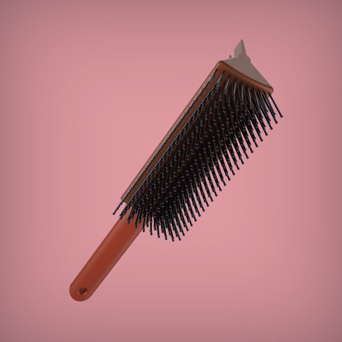 2 in 1 Hair Brush 3D print model_6