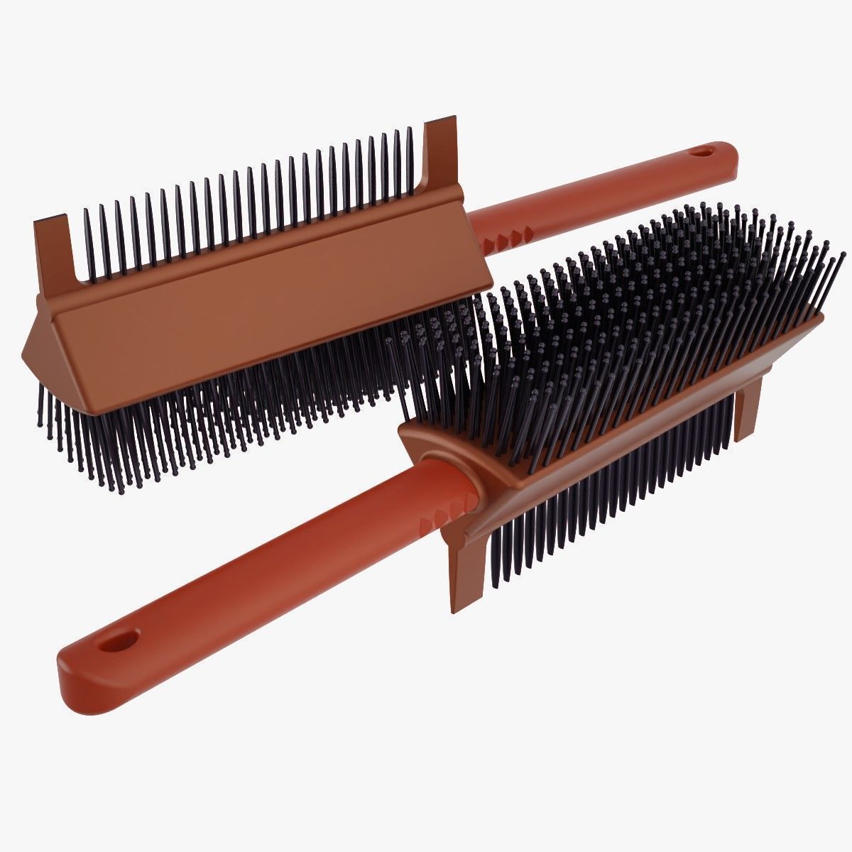 2 in 1 Hair Brush 3D print model_5