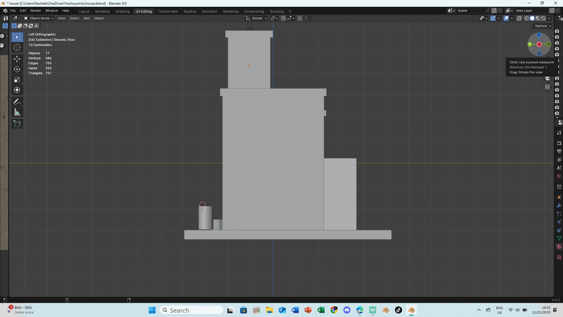 House Low-poly 3D model_27