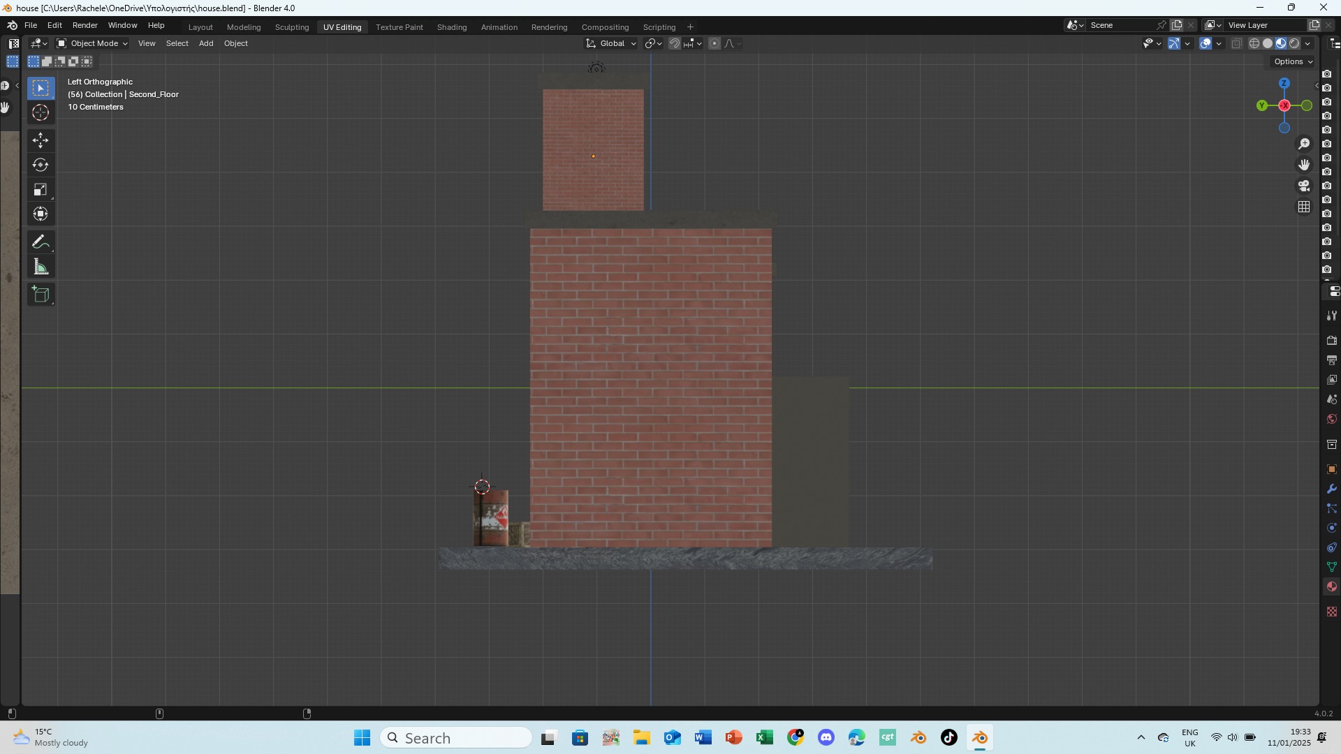 House Low-poly 3D model_9