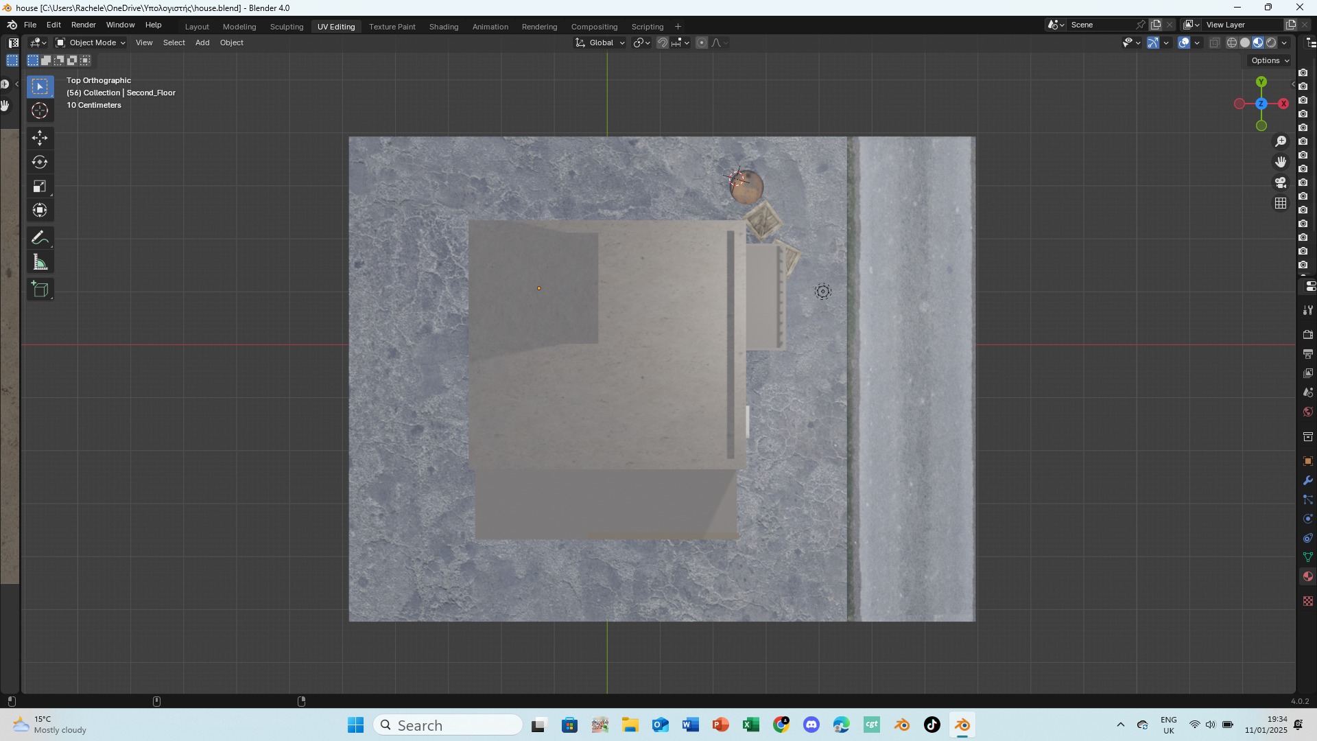 House Low-poly 3D model_10
