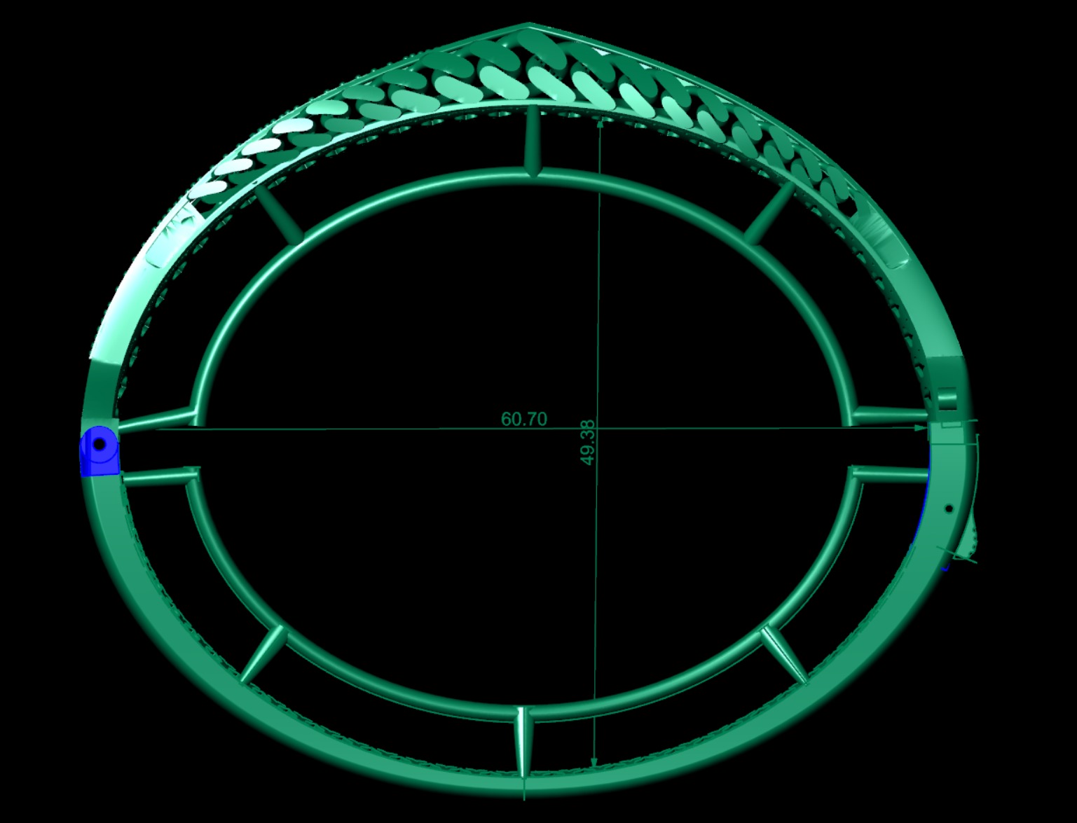 Bracelet jewellery 3d wax resine projet model 3D print model 3 3D print model_1