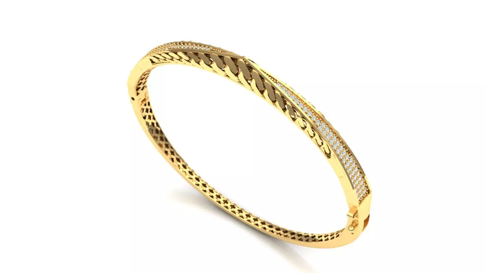 Bracelet jewellery 3d wax resine projet model 3D print model 3 3D print model_0