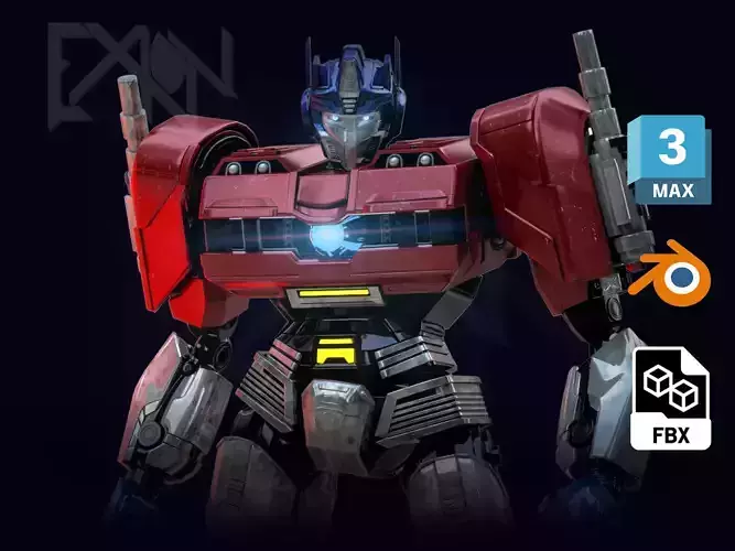 Transformers One Optimus Prime 3D model