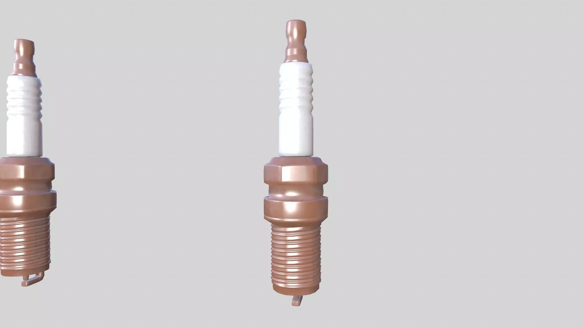 Spark Plug New Low-poly 3D model_0