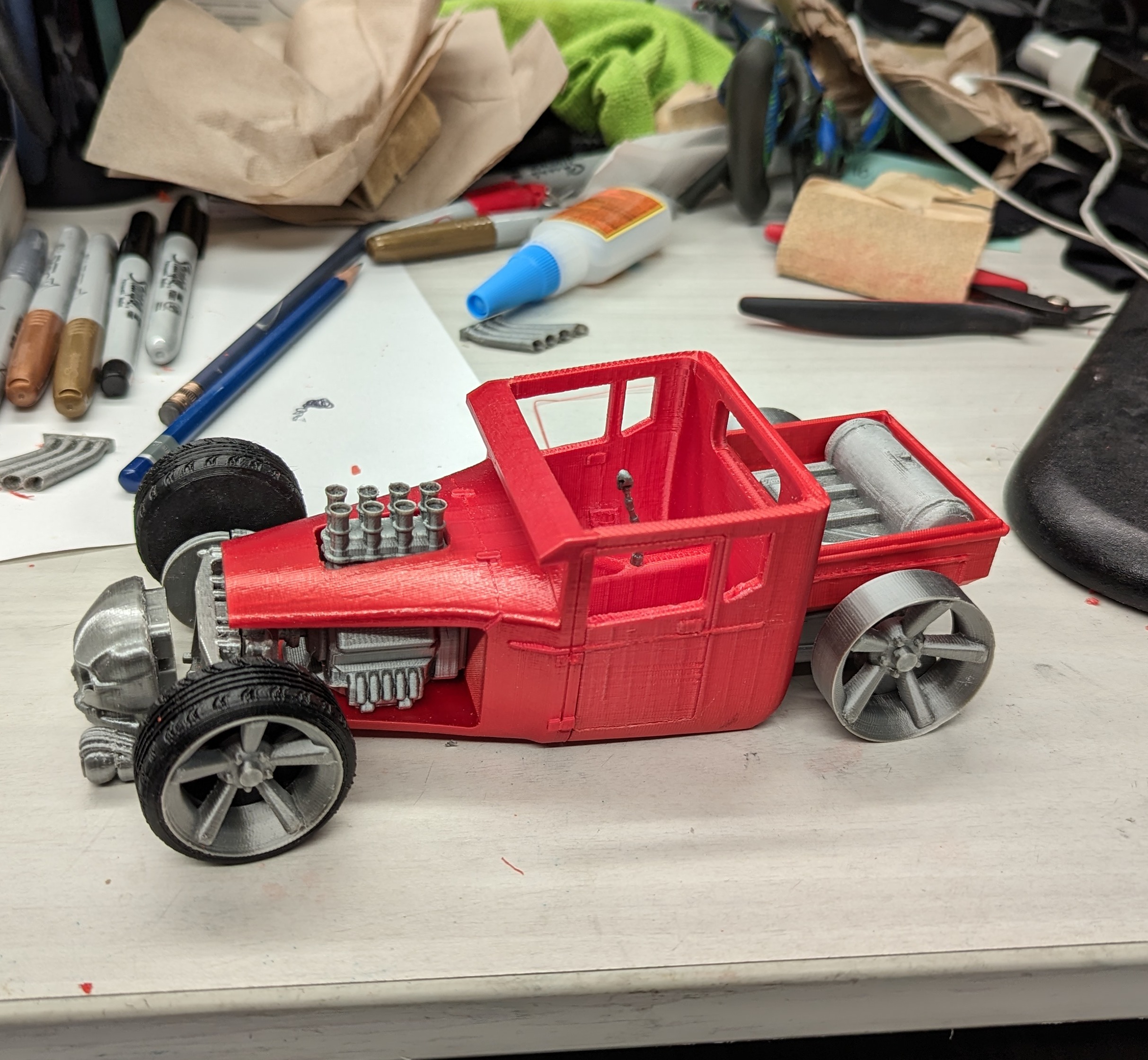 Hot Wheels Boneshaker 3D Printable car 3D print model_11