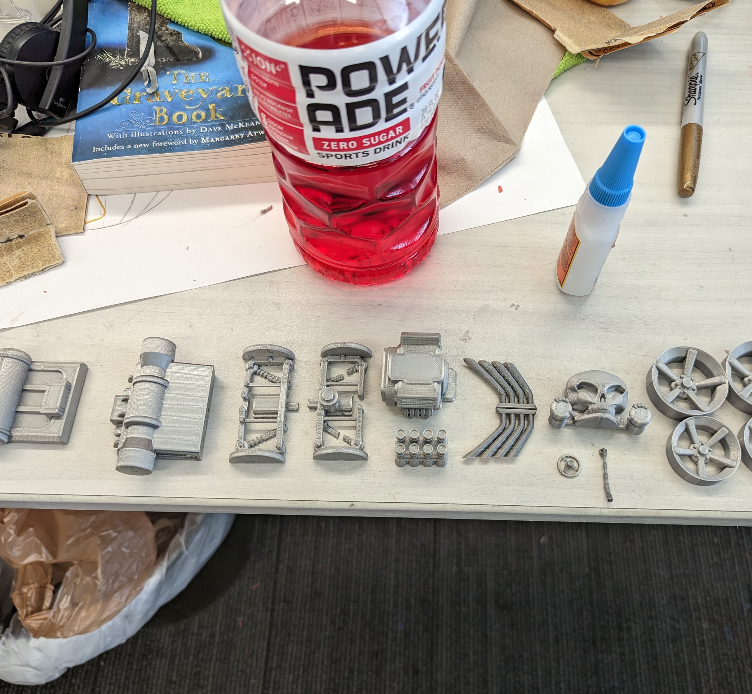 Hot Wheels Boneshaker 3D Printable car 3D print model_8