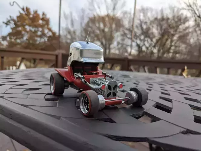 Hot Wheels Red Baron 3D printing file 3D print model Hot Wheels Red Baron 3D printing file 3D print model