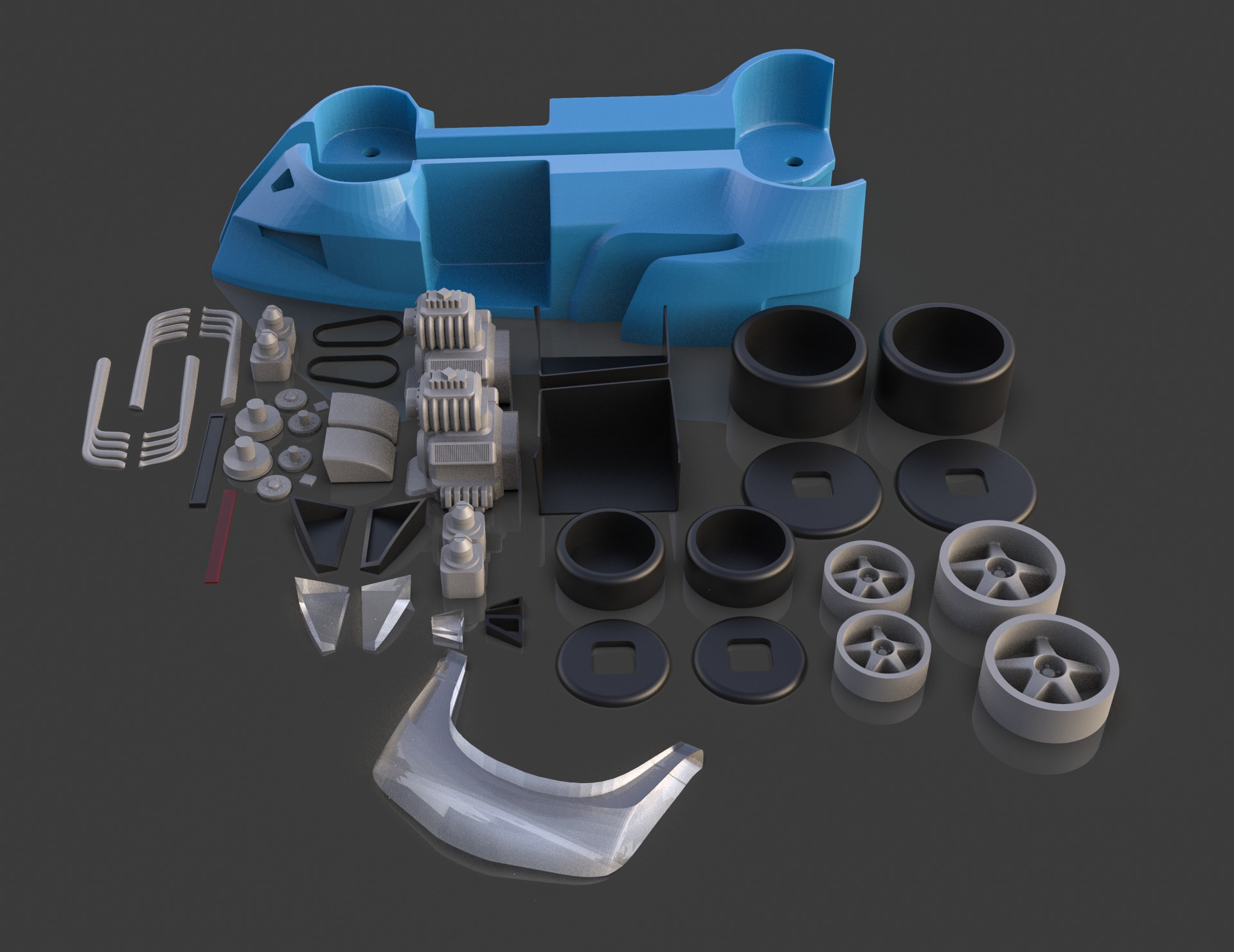 Hot Wheels Twin Mill car 3D Printing file 3D print model_3