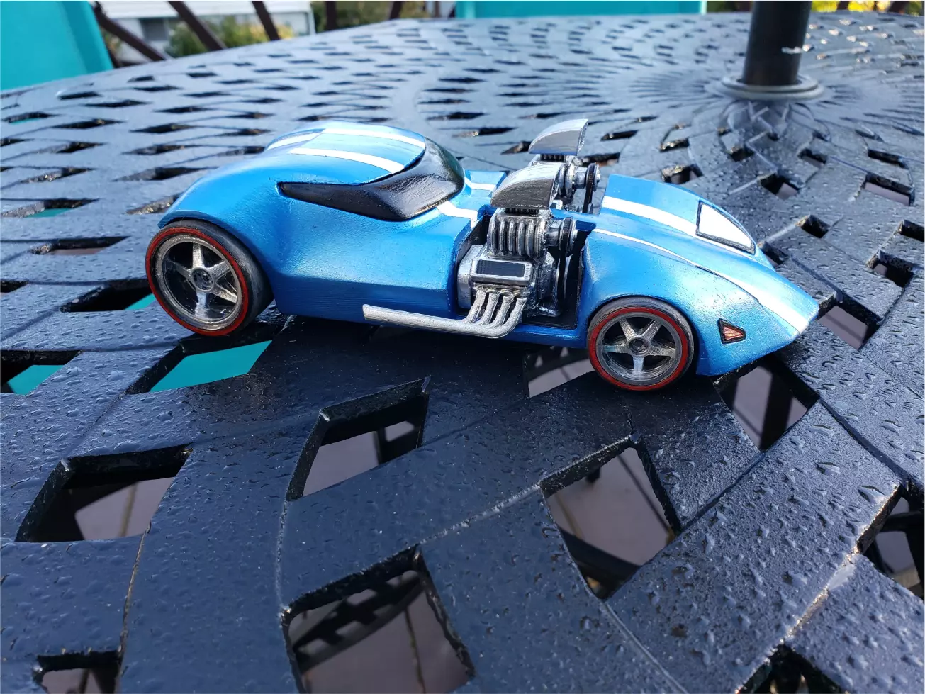 Hot Wheels Twin Mill car 3D Printing file 3D print model_0