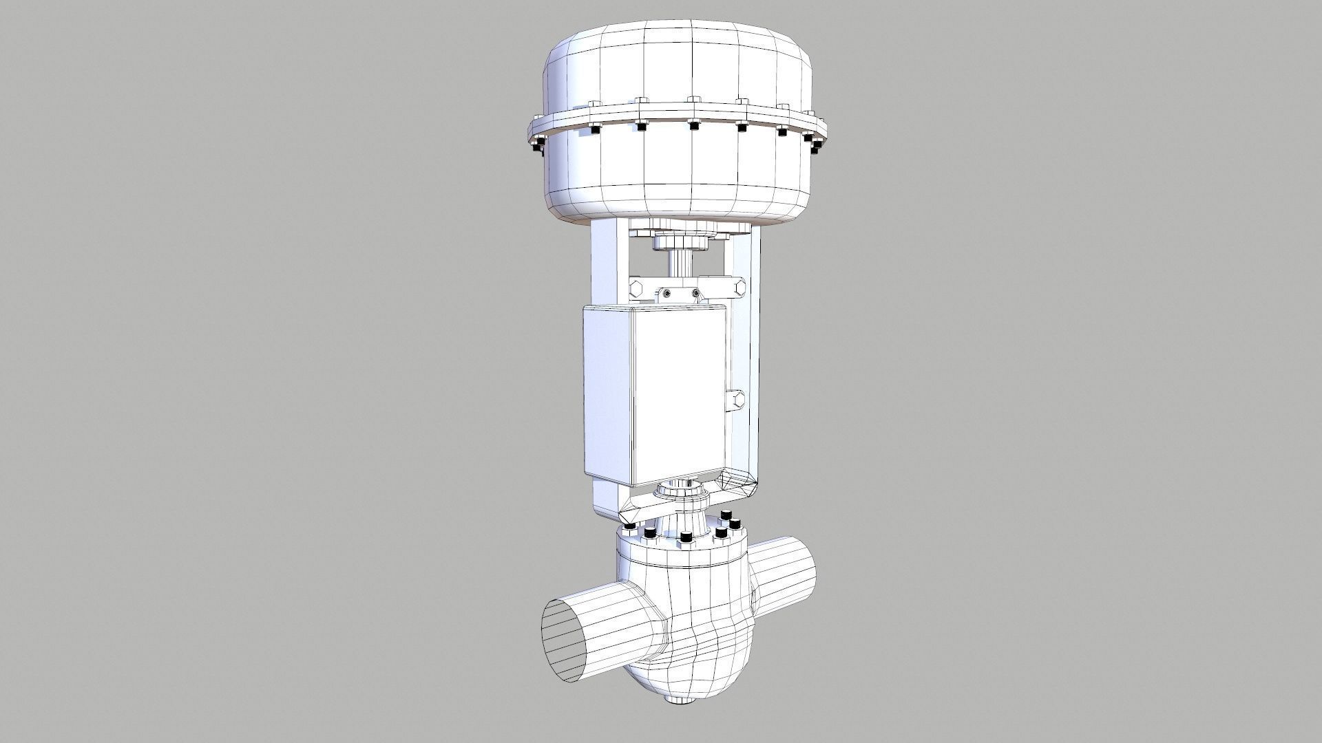 Control Valve Low-poly 3D model_14