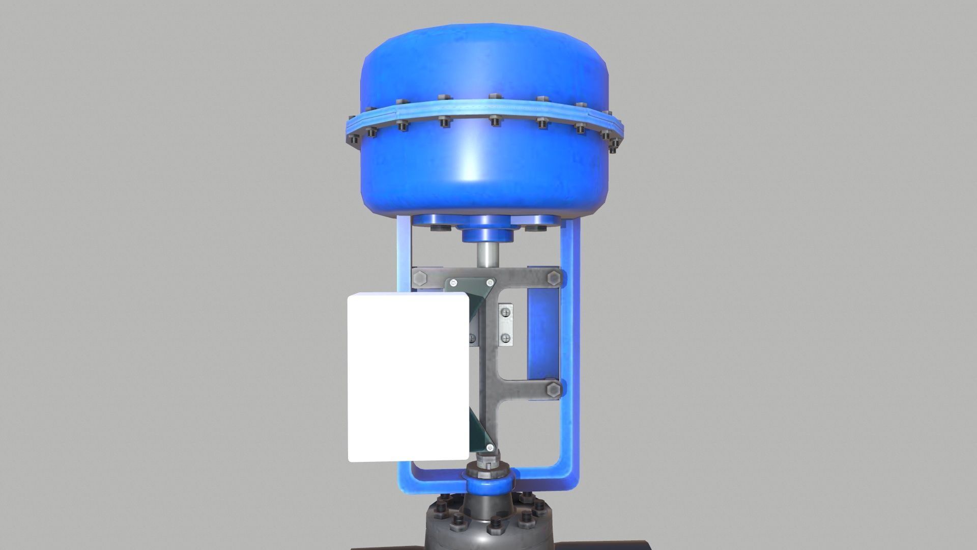 Control Valve Low-poly 3D model_7