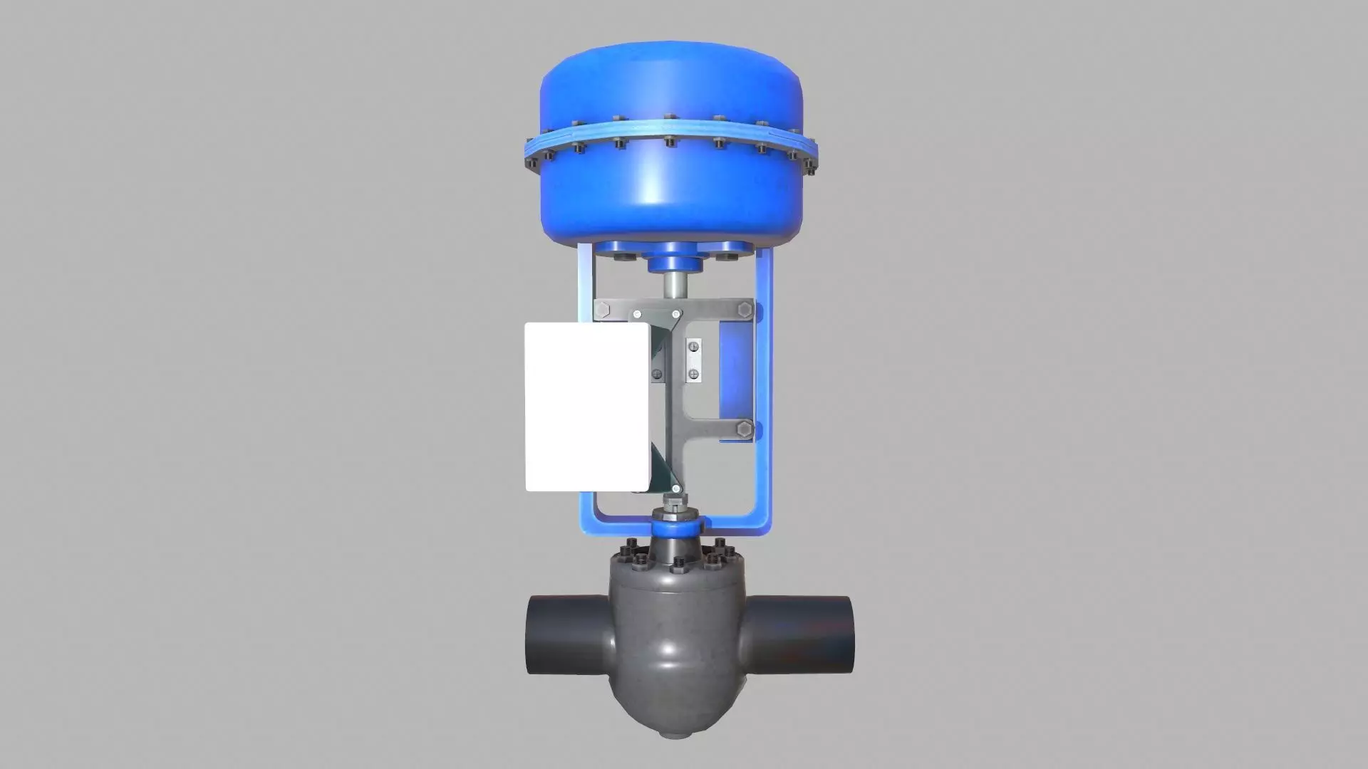 Control Valve Low-poly 3D model_0