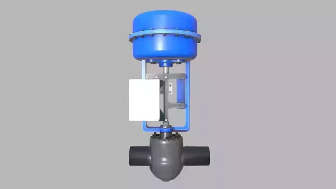 Control Valve Low-poly 3D model