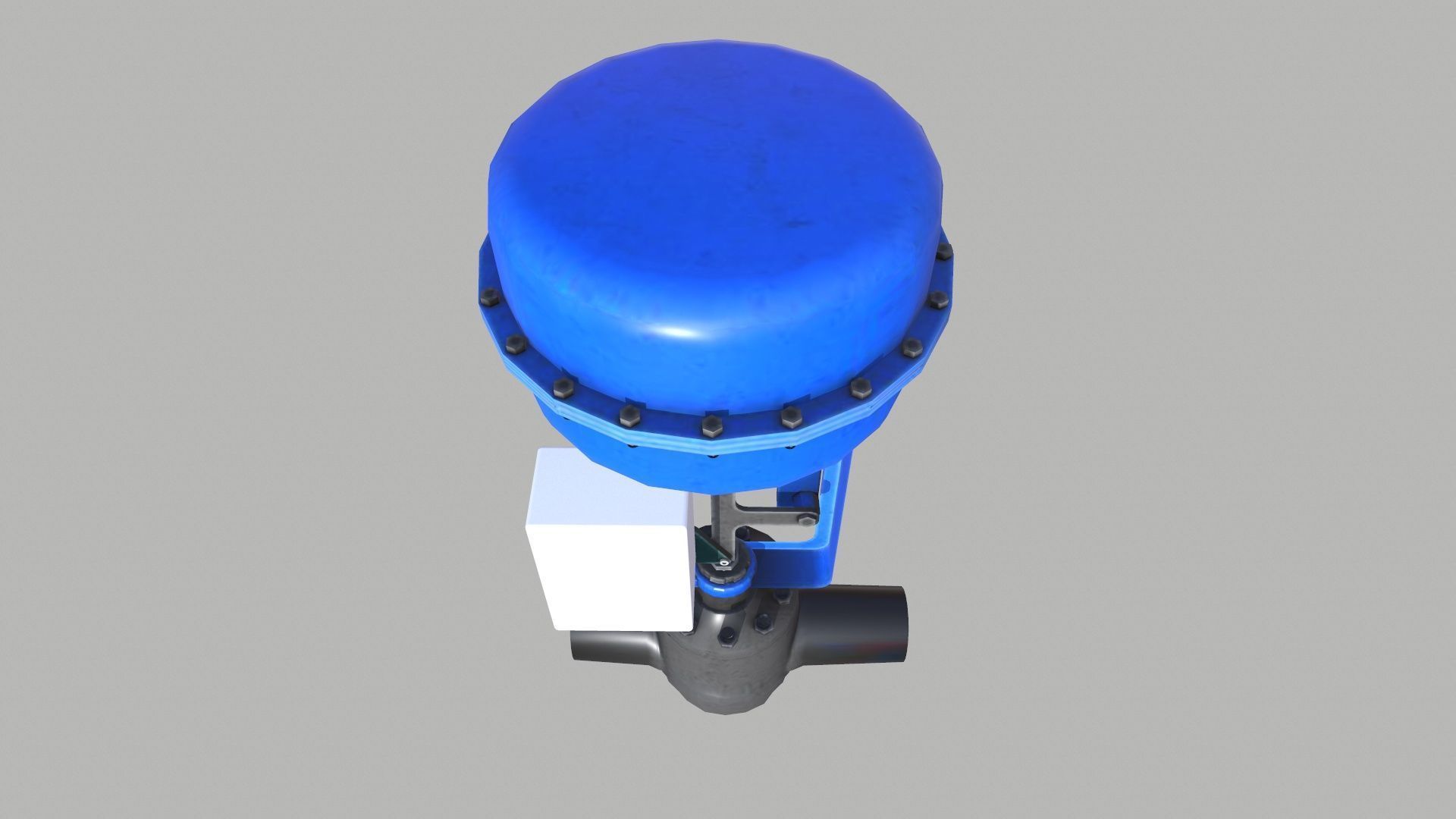 Control Valve Low-poly 3D model_5
