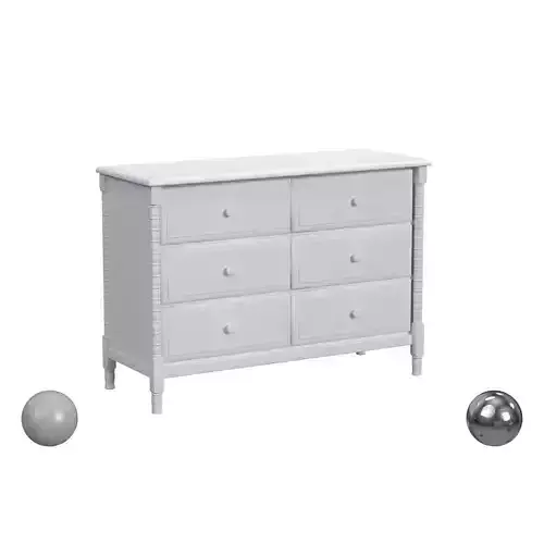 Jenny Lind Spindle 3-Drawer Dresser