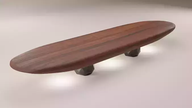 Stone and wood Designer benc HD