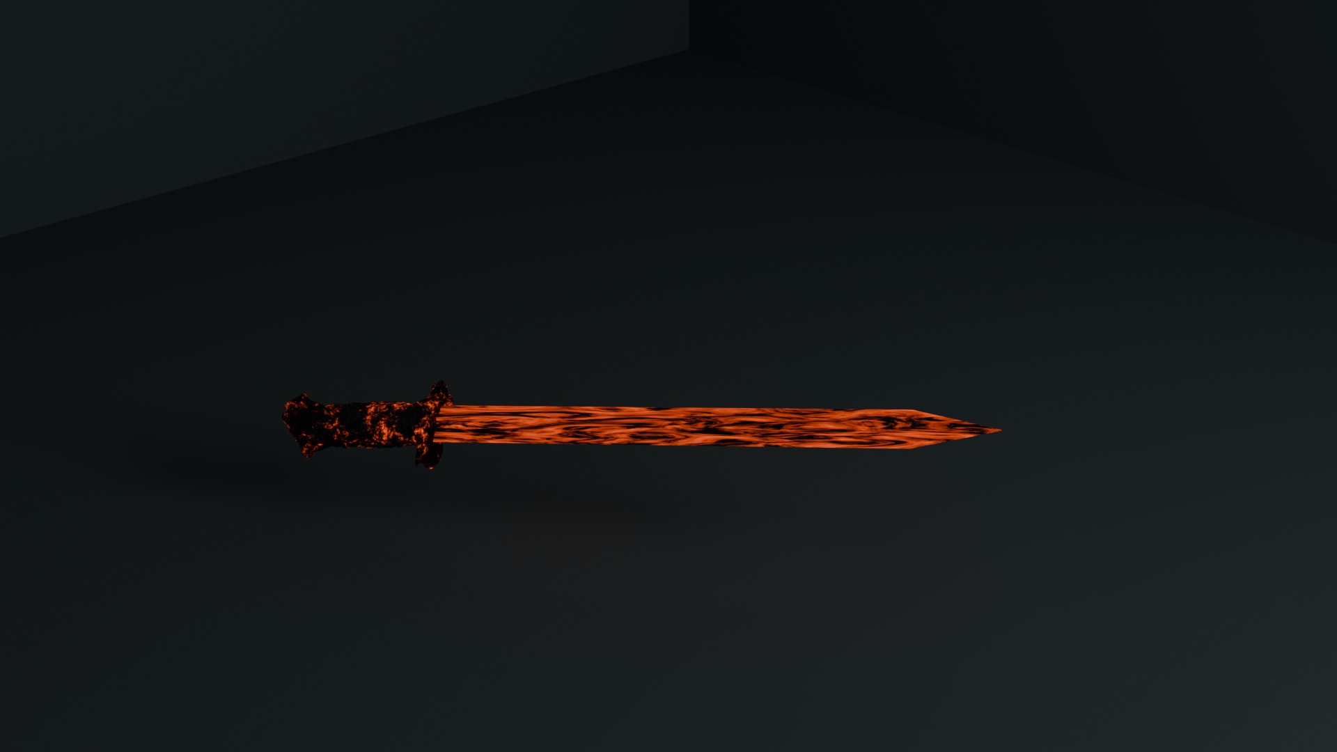 Sword lava sword 3D print model_4