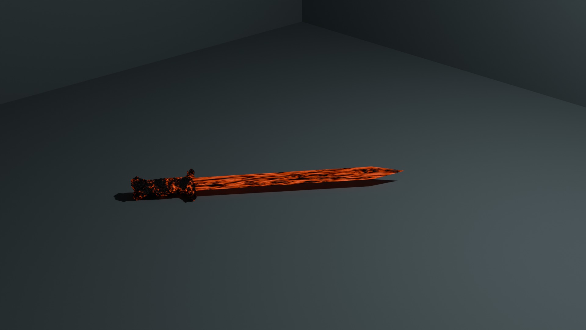 Sword lava sword 3D print model_5