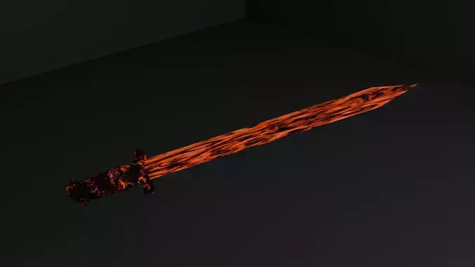  Sword  lava sword 3D print model