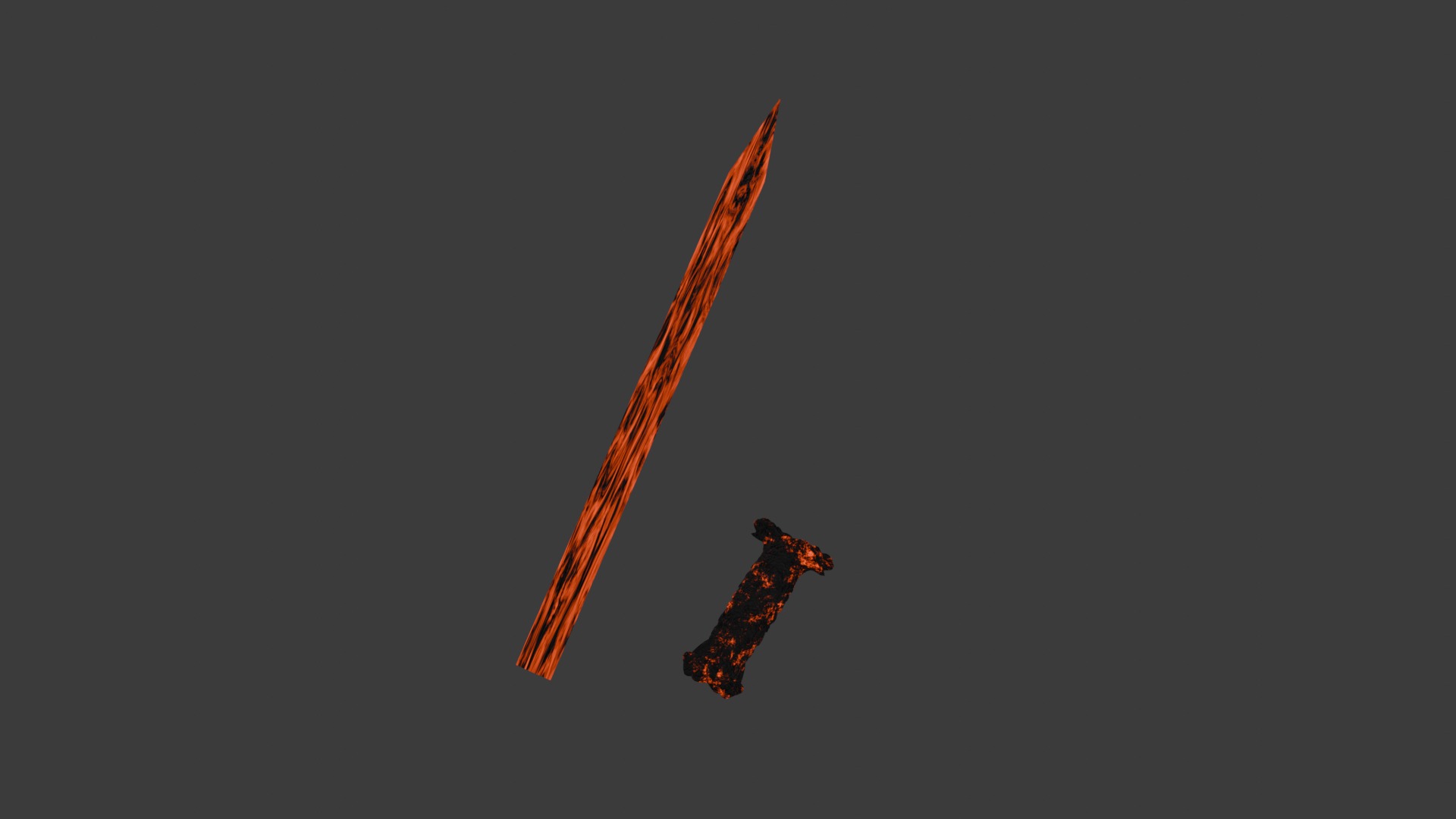 Sword lava sword 3D print model_7