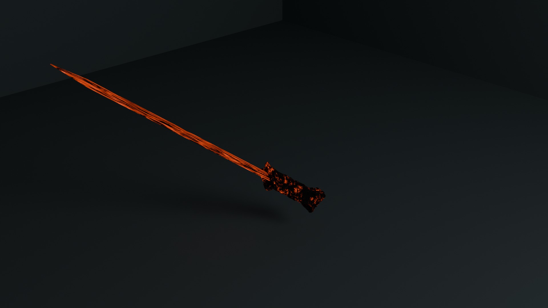 Sword lava sword 3D print model_3