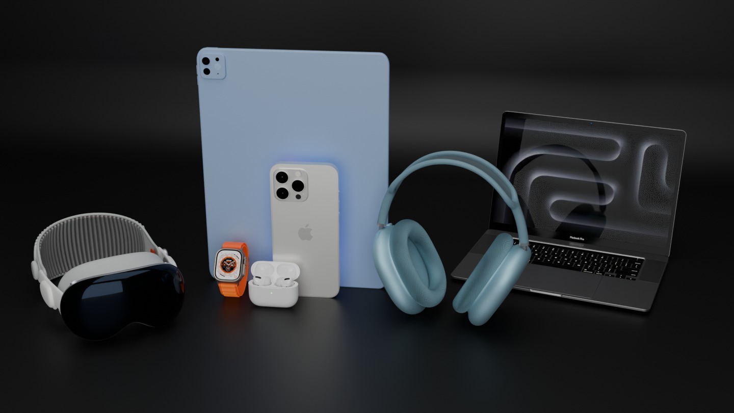 Package of ultimate Apple Products Collection Bundle 3D model_8