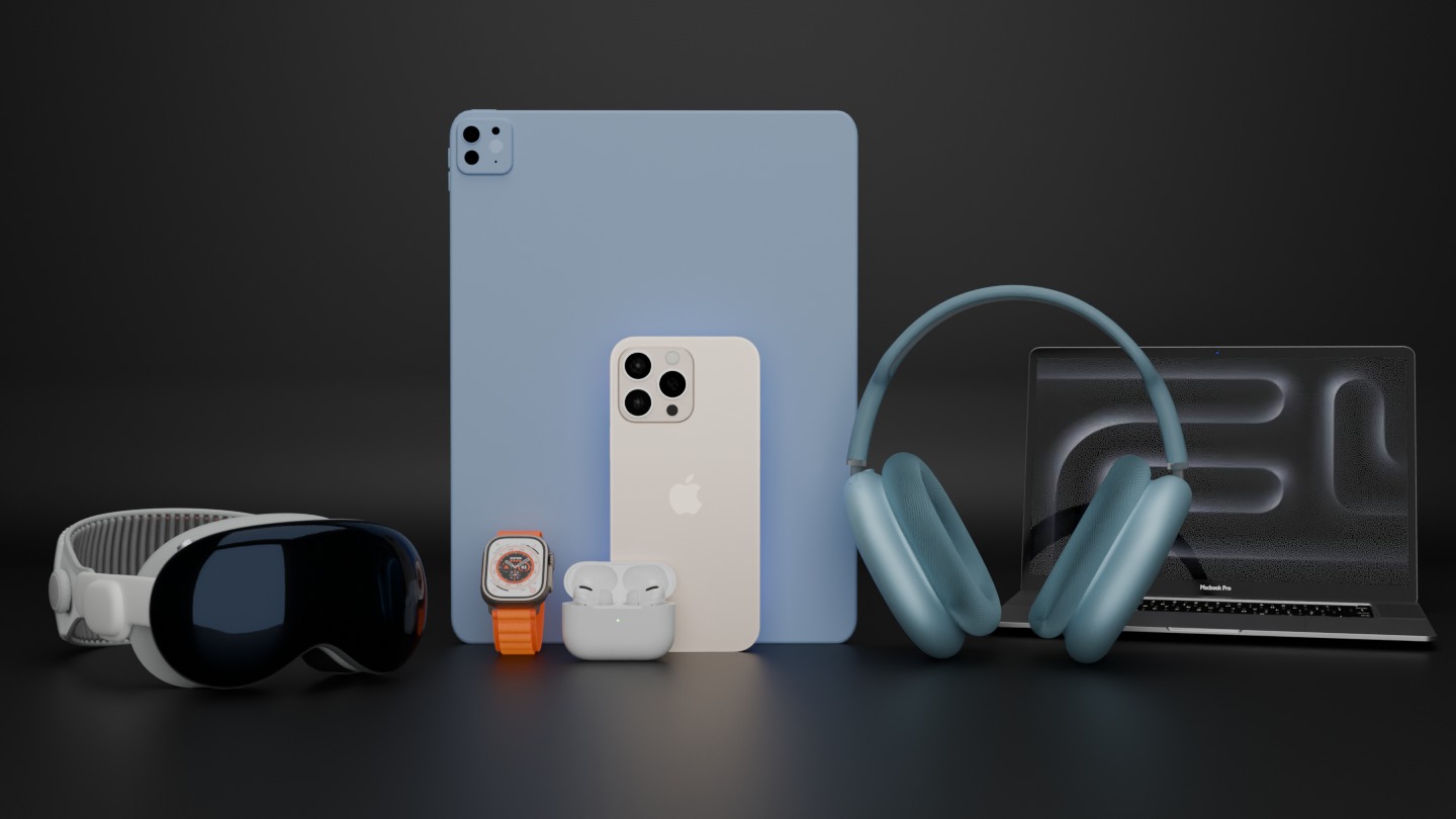 Package of ultimate Apple Products Collection Bundle 3D model_7