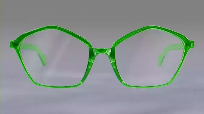 Glasses Pentagonal Frame