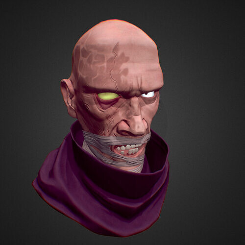 Singed Arcane Low-poly 3D model