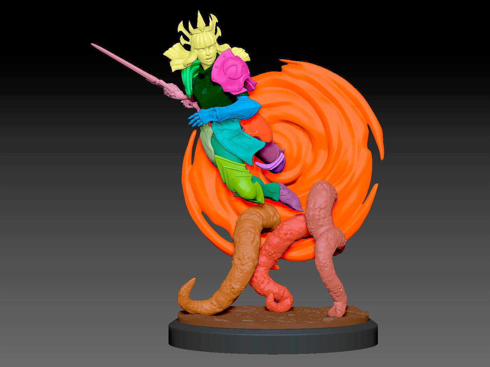 Magik Marvel Rivals 3D print model_17