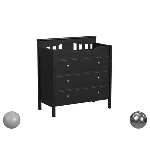 Jayden 3-Drawer Changer Dresser