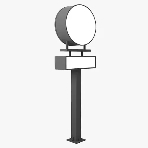 Street Billboard 3D model