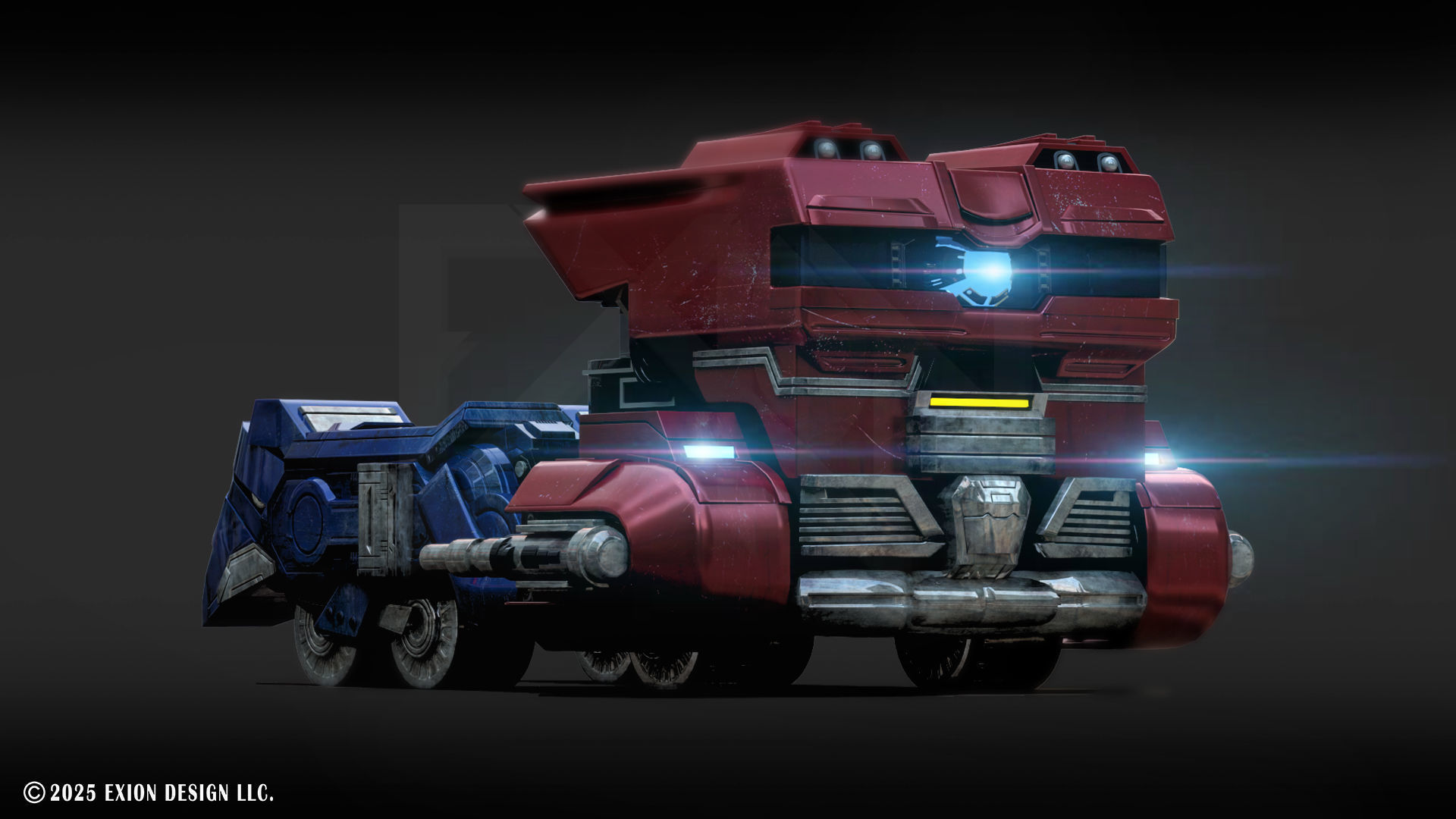 Transformers One Optimus Prime Cybertron Vehicle Form 3D model_1