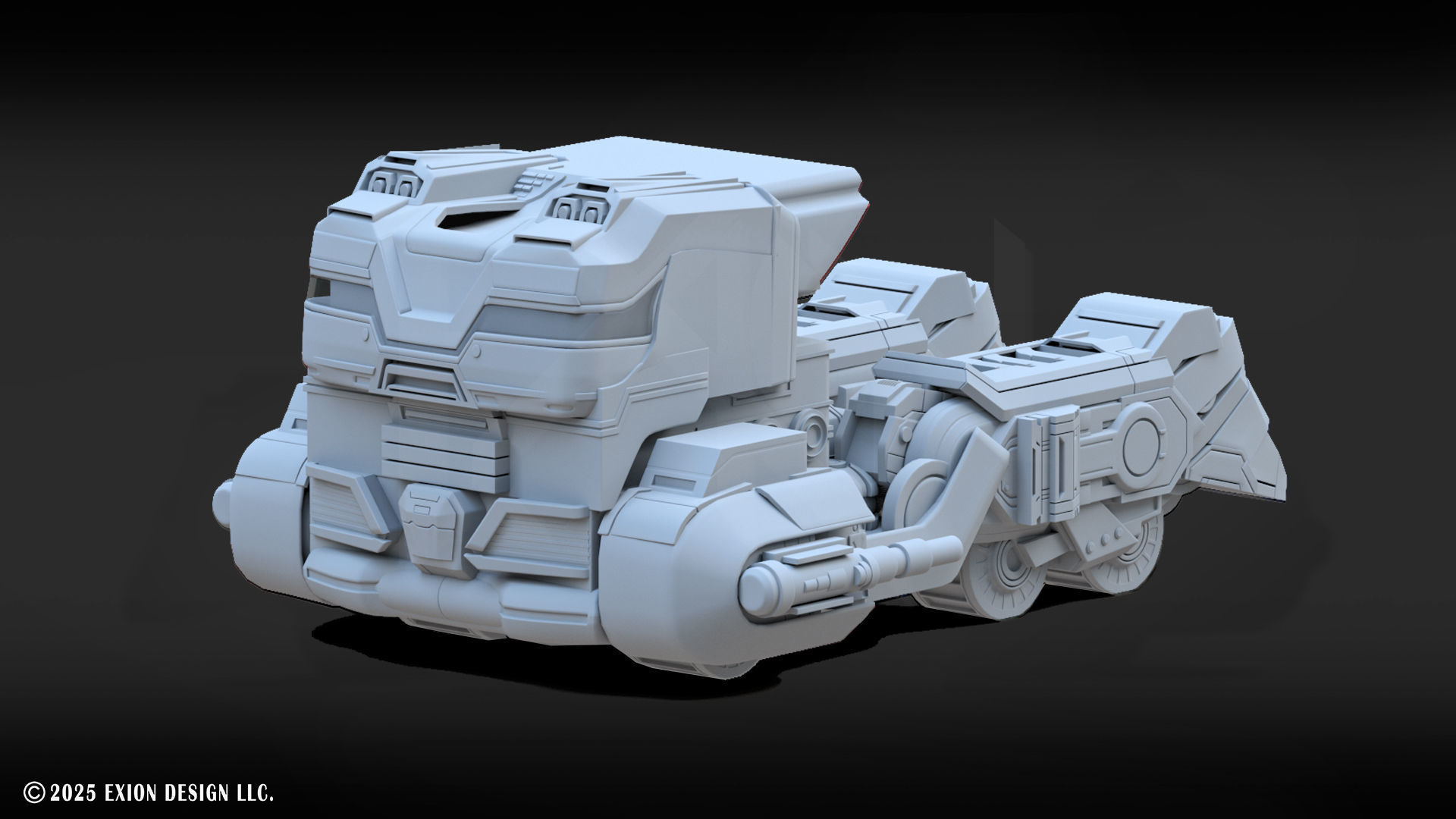Transformers One Optimus Prime Cybertron Vehicle Form 3D model_13