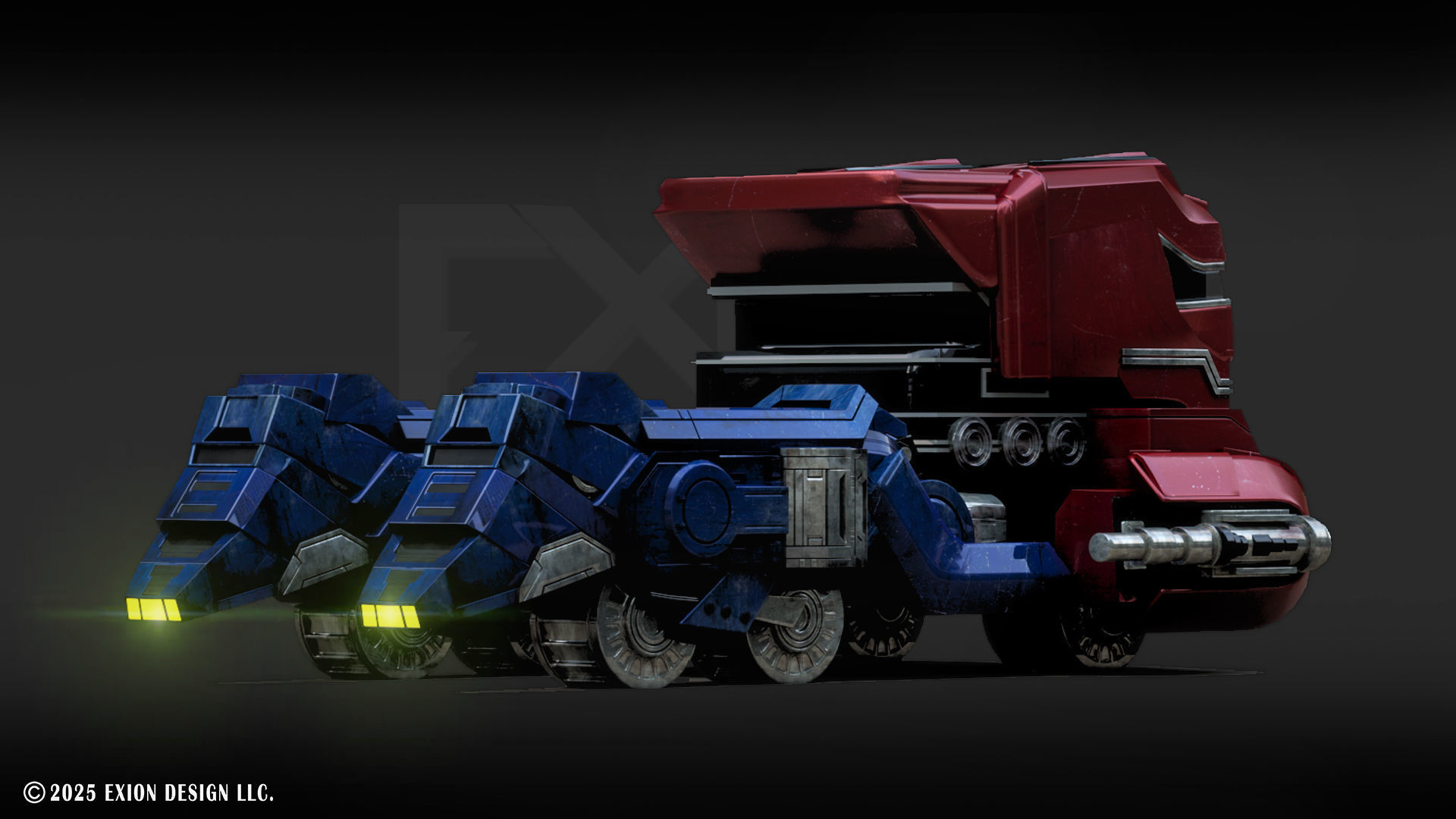 Transformers One Optimus Prime Cybertron Vehicle Form 3D model_5