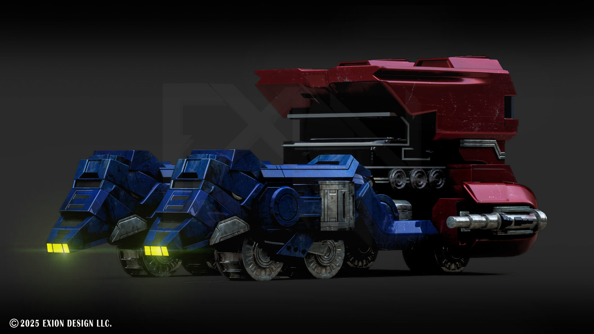 Transformers One Optimus Prime Cybertron Vehicle Form 3D model_3