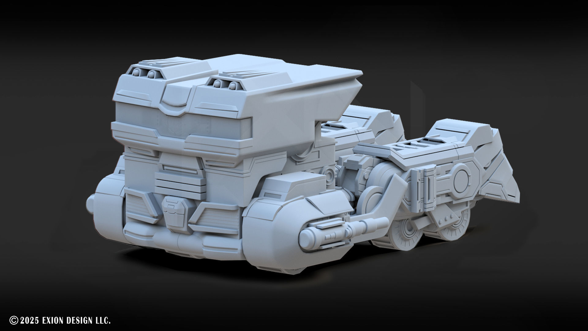 Transformers One Optimus Prime Cybertron Vehicle Form 3D model_10
