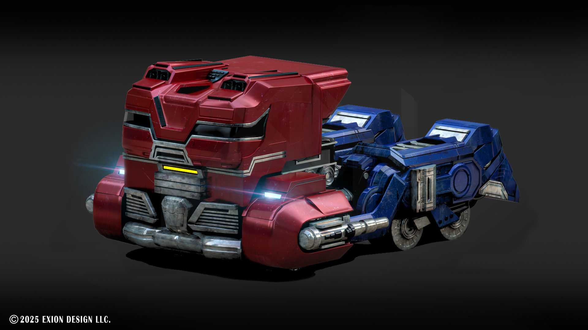 Transformers One Optimus Prime Cybertron Vehicle Form 3D model_12