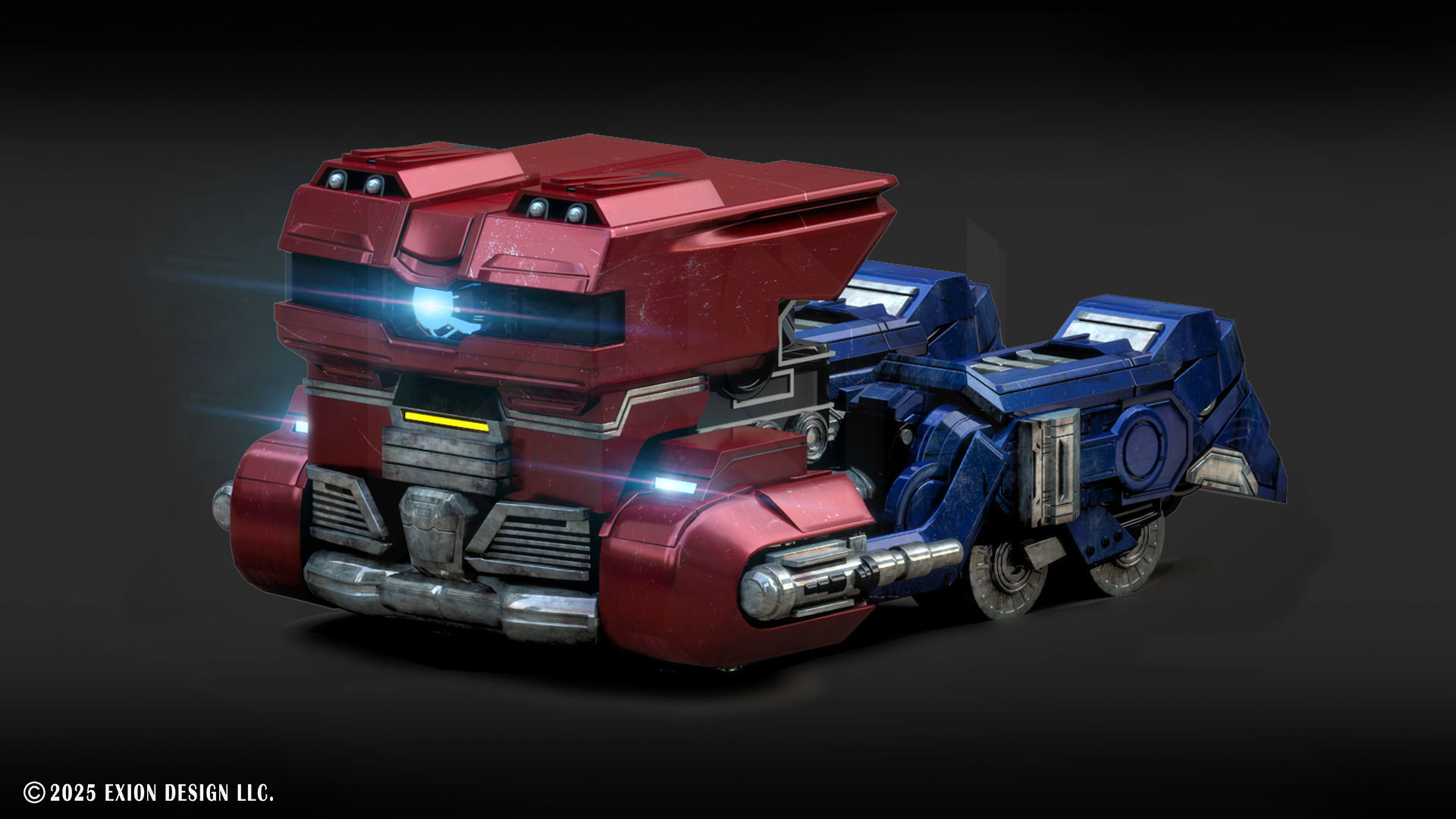 Transformers One Optimus Prime Cybertron Vehicle Form 3D model_9