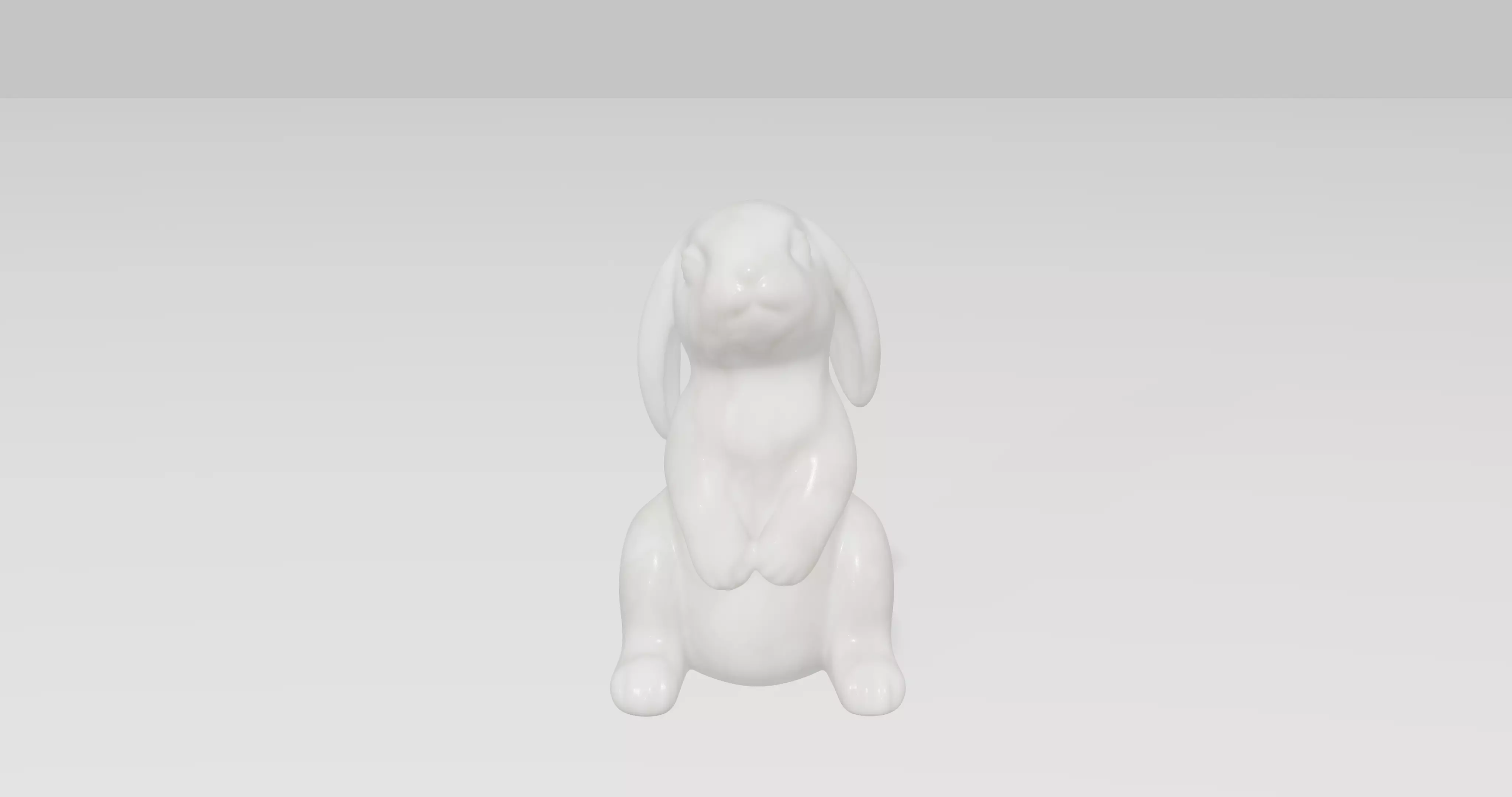 Rabbit for 3D Printing 3D print model_0