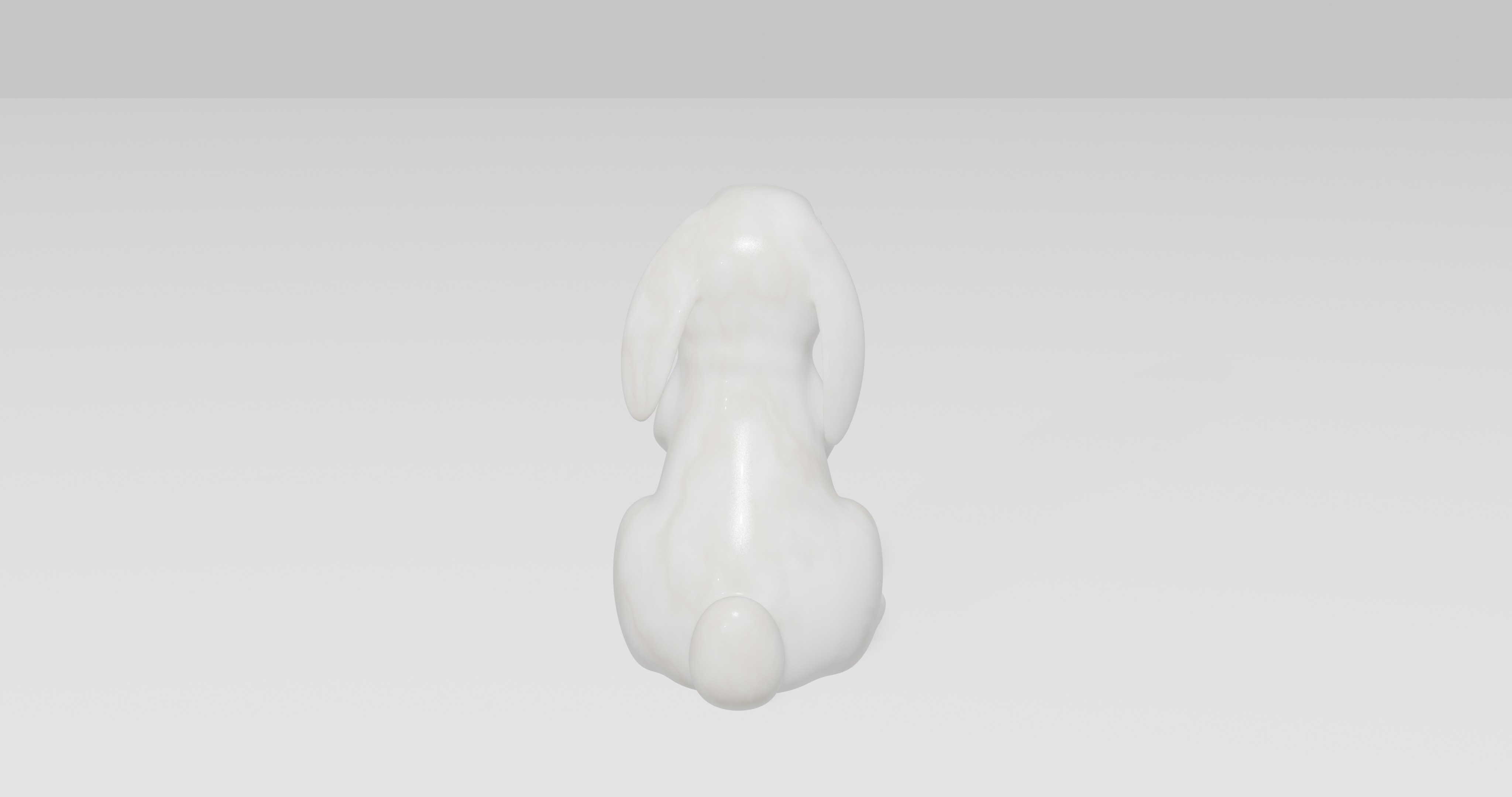 Rabbit for 3D Printing 3D print model_1