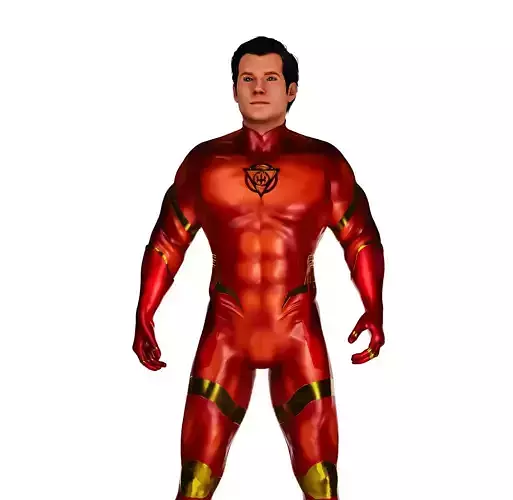 Superhero Mahakaal - Rigged 3D Model - DK FILMS