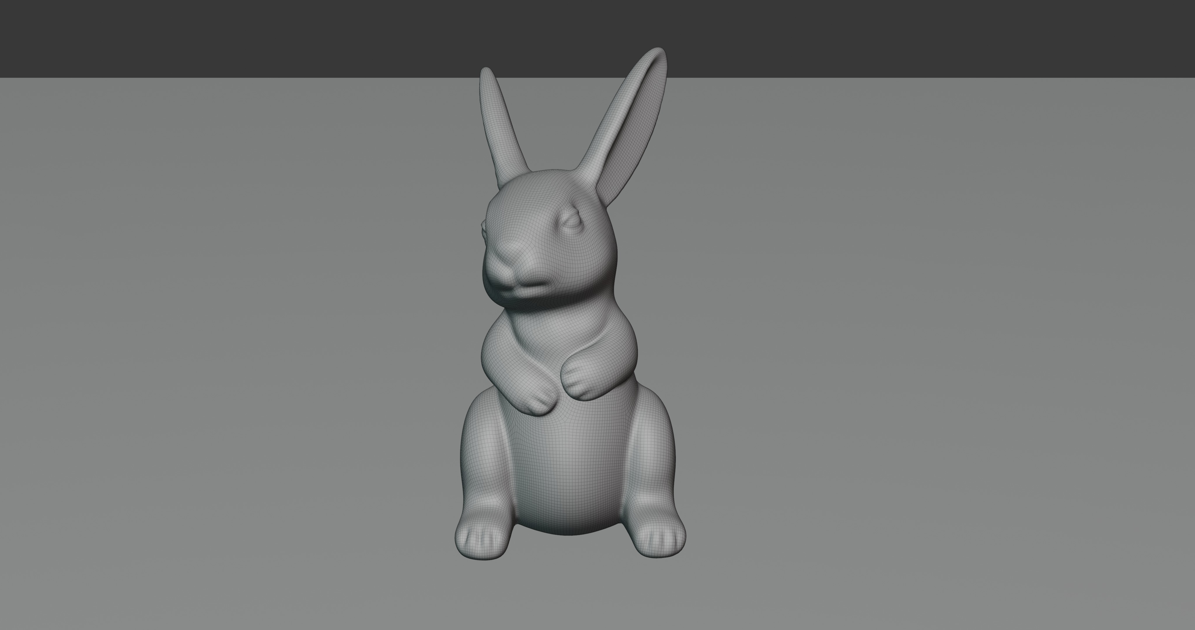 Rabbit for 3D Printing 3D print model_4