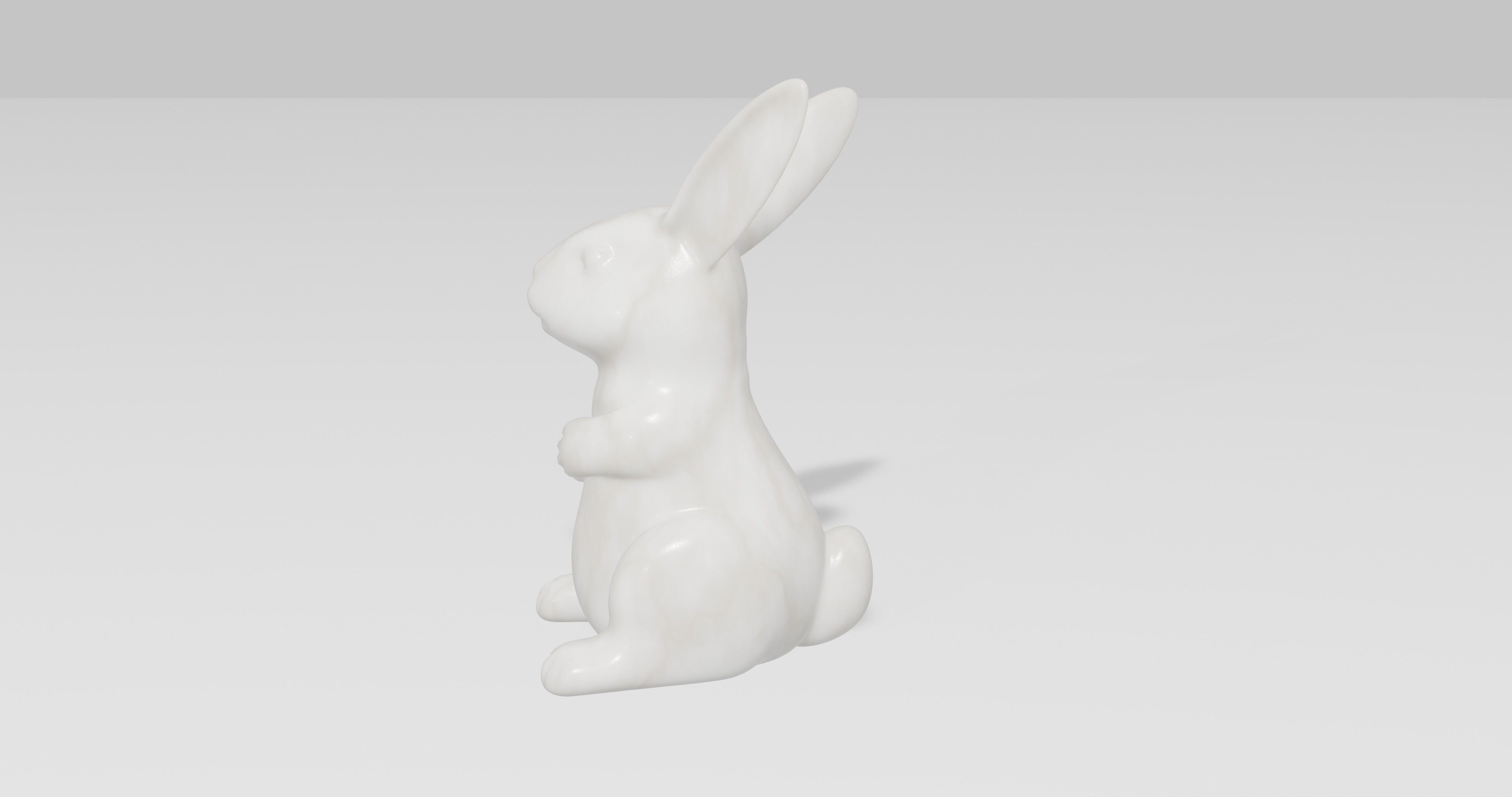 Rabbit for 3D Printing 3D print model_1